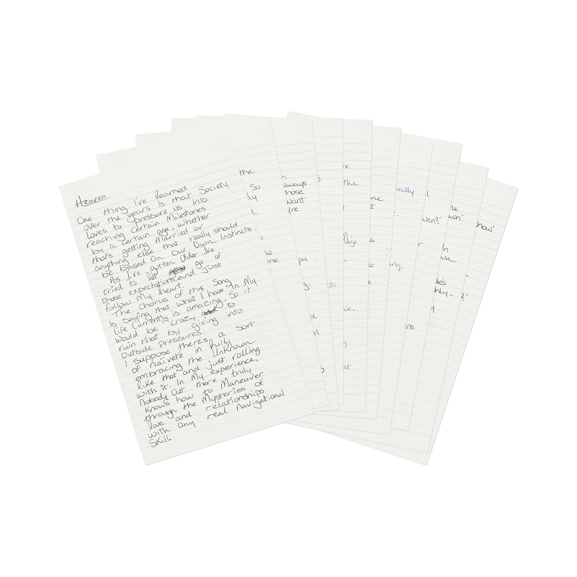 The Show Frosted Glass Vinyl Inserts