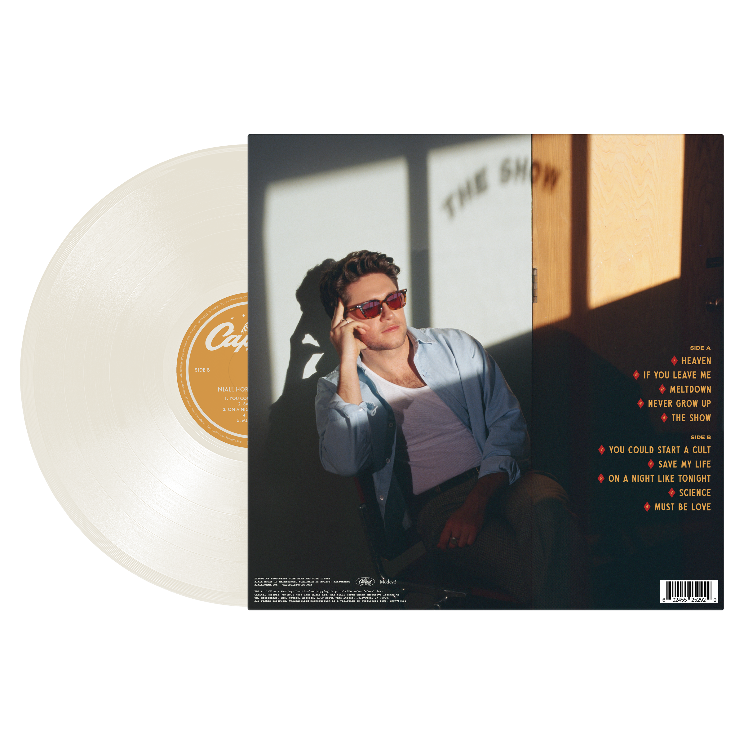 The Show Frosted Glass Vinyl Back